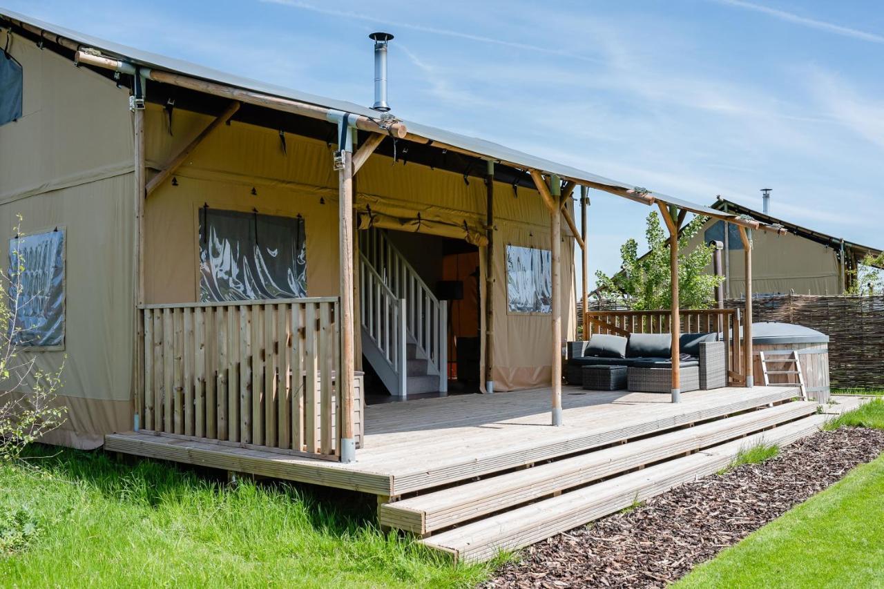 Hencote Vineyard Glamping Village Shrewsbury Exterior foto