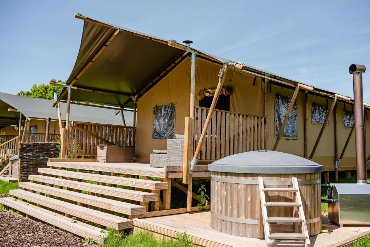 Hencote Vineyard Glamping Village Shrewsbury Exterior foto