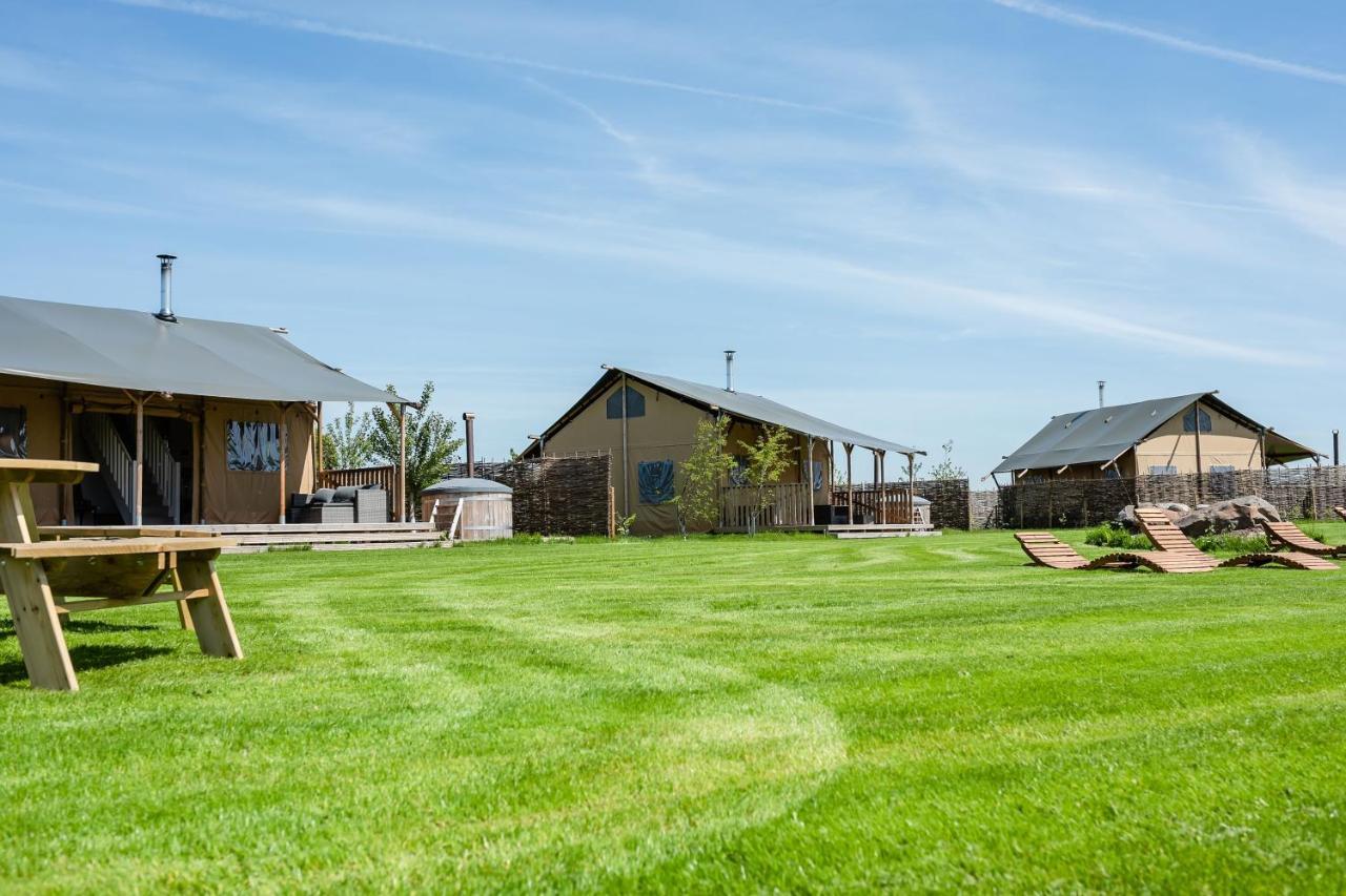 Hencote Vineyard Glamping Village Shrewsbury Exterior foto